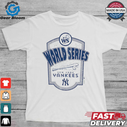 New York Yankees 2024 World Series Raglan Softhand T Shirt