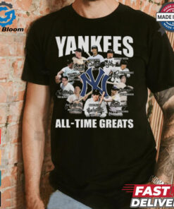 New York Yankees All – Time Greats Signature Signatures T shirt