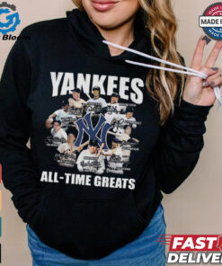 New York Yankees All – Time Greats Signature Signatures T shirt