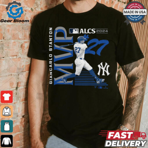 New York Yankees Giancarlo Stanton 2024 American League Championship Series MVP T Shirt