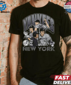 New York Yankees Multi Player MLB Painting t shirt