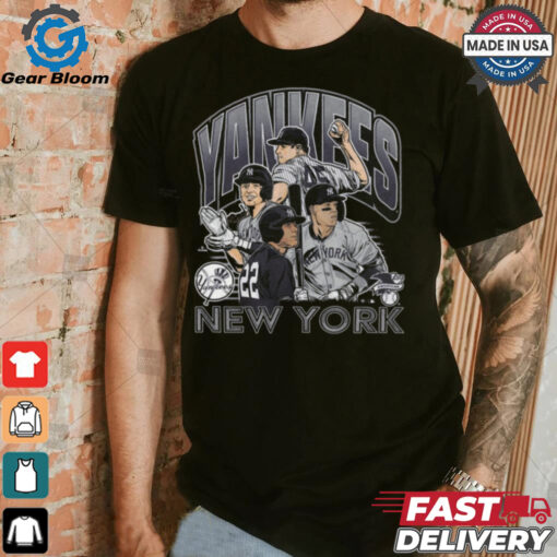 New York Yankees Multi Player MLB Painting t shirt