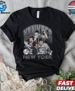 New York Yankees Multi Player MLB Painting t shirt