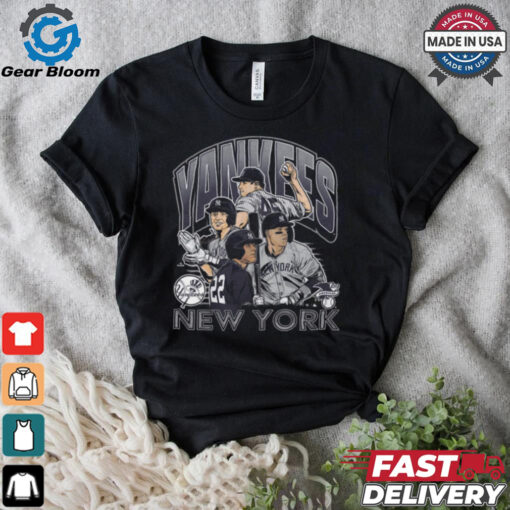 New York Yankees Multi Player MLB Painting t shirt