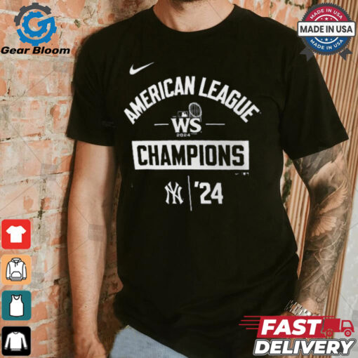 New York Yankees Nike 2024 American League Champions T Shirt