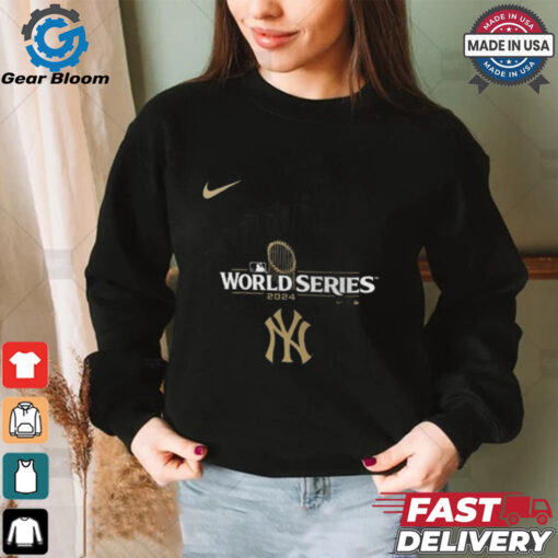 New York Yankees Nike 2024 World Series Trophy T Shirt