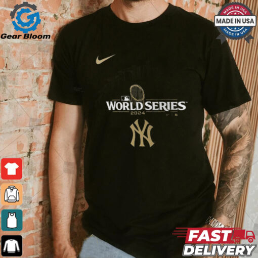 New York Yankees Nike 2024 World Series Trophy T Shirt