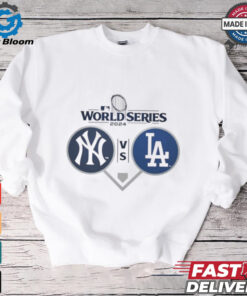 New York Yankees vs. Los Angeles Dodgers 2024 World Series Dueling Shirt