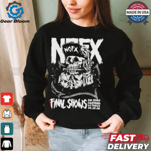 Nofx Some Suicidal Threw Me Into a Post shirt