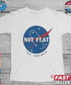 Not Flat We Checked Logo T shirt