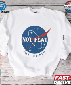 Not Flat We Checked Logo T shirt