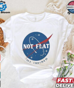 Not Flat We Checked Logo T shirt