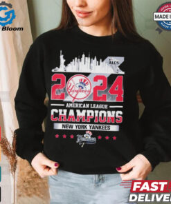 Official 2024 American League Champions New York Yankees T Shirt