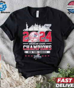 Official 2024 American League Champions New York Yankees T Shirt