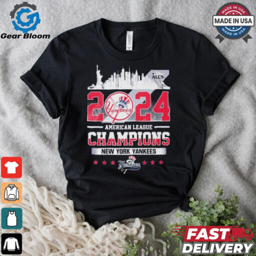 Official 2024 American League Champions New York Yankees T Shirt