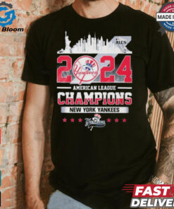 Official 2024 American League Champions New York Yankees T Shirt