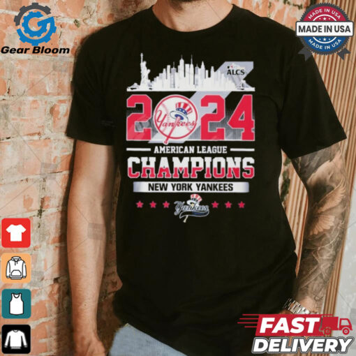 Official 2024 American League Champions New York Yankees T Shirt