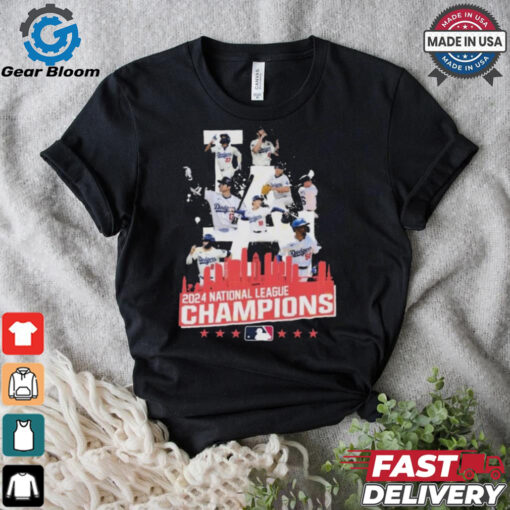 Official 2024 National League Champions Los Angeles Dodgers Shirt