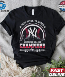 Official American League Champions MLB New York Yankees 2024 Skyline World Champions Shirt