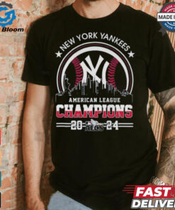 Official American League Champions MLB New York Yankees 2024 Skyline World Champions Shirt