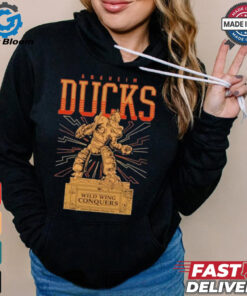 Official Anaheim Ducks Wild Wing The Conqueror Shirt