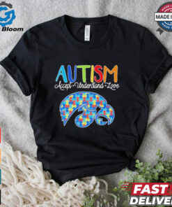 Official Autism Accept Understand Love Iowa Hawkeyes Shirt