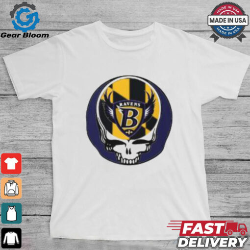 Official Baltimore Ravens NFL 2024 Ball So Hard Grateful Dead T shirt