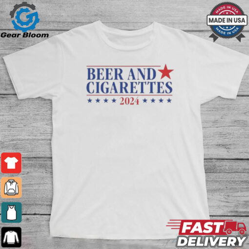 Official Beer And Cigarettes ’24 t shirt