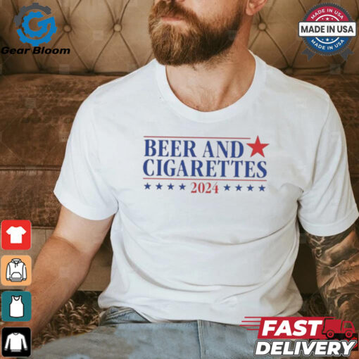 Official Beer And Cigarettes ’24 t shirt