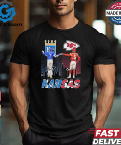 Official Bobby Witt Jr X Patrick Mahomes Kansas 2024 T shirt