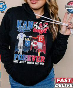 Official Bobby Witt Jr X Patrick Mahomes Kansas City Forever Not Just When We Win Shirt