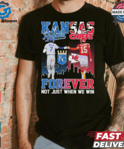 Official Bobby Witt Jr X Patrick Mahomes Kansas City Forever Not Just When We Win Shirt