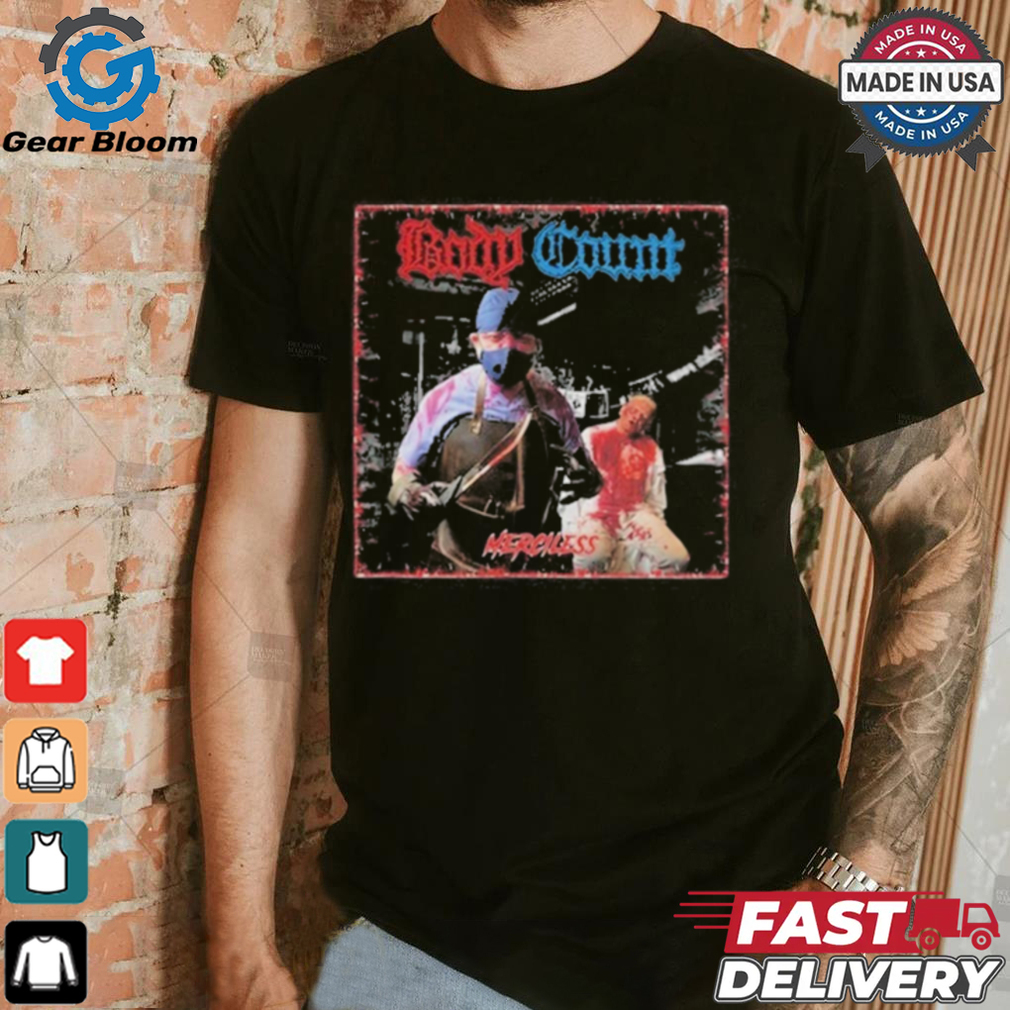 Official Body Count Merciless Album Shirt Official Body Count Merciless Album Shirt
