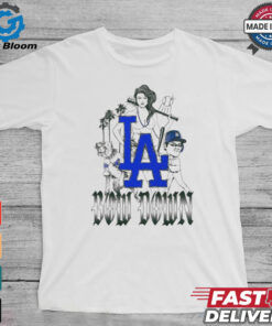 Official Bow down to the blue crew Los Angeles Dodgers t shirt
