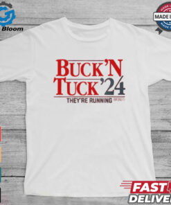 Official Bucky Irving And Sean Tucker Buck ‘N Tuck ’24 They’re Running Tampa Bay Buccaneers NFL 2024 t shirt