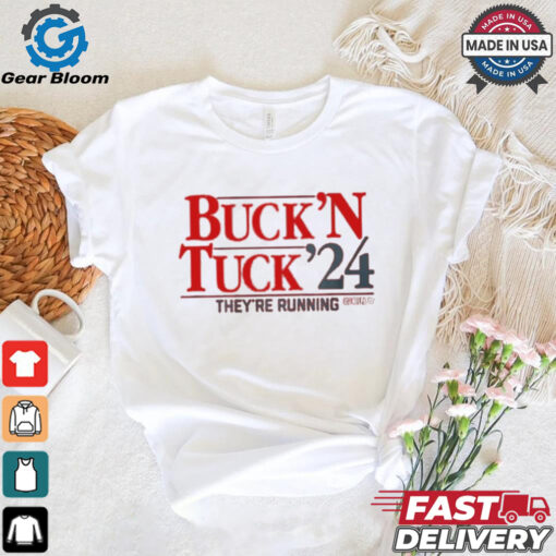 Official Bucky Irving And Sean Tucker Buck ‘N Tuck ’24 They’re Running Tampa Bay Buccaneers NFL 2024 t shirt