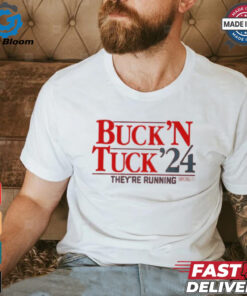 Official Bucky Irving And Sean Tucker Buck ‘N Tuck ’24 They’re Running Tampa Bay Buccaneers NFL 2024 t shirt