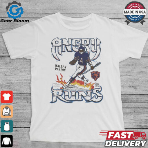 Official Chicago Bears Angry Runs Walter Payton NFL t shirt