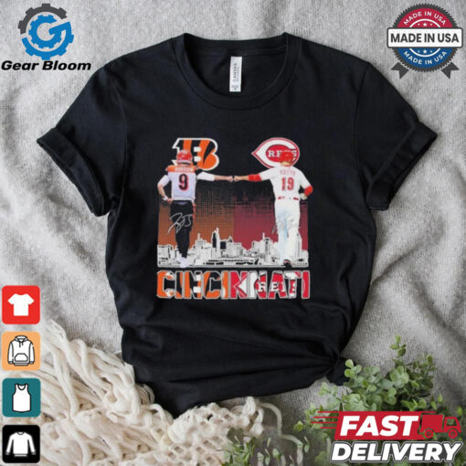 Official Cincinnati Bengals 2024 Joseph Burrow Cincinnati Reds Joey Votto T Shirt