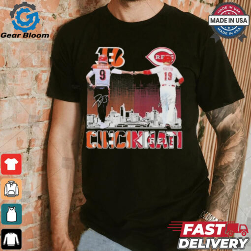 Official Cincinnati Bengals 2024 Joseph Burrow Cincinnati Reds Joey Votto T Shirt