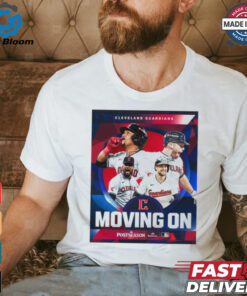 Official Cleveland Guardians MLB Moving On Postseason 2024 Poster t shirt