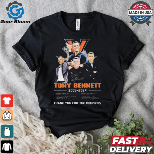 Official Coach Tony Bennett 2009 2024 Thank You For The Memories Signature shirt