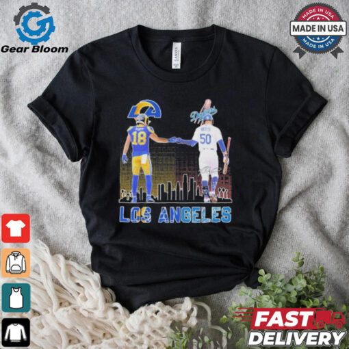 Official Cooper Kupp Los Angeles Rams X Mookie Betts Los Angeles Dodgers Shirt