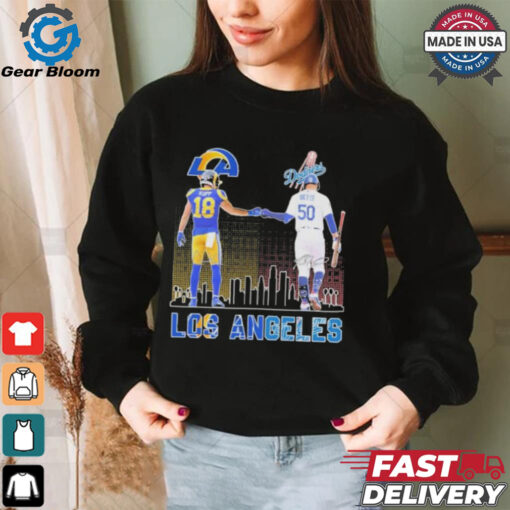 Official Cooper Kupp Los Angeles Rams X Mookie Betts Los Angeles Dodgers Shirt