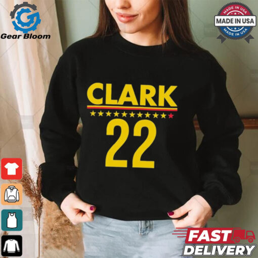 Official Curtis Clark 22 Jamie Lee t shirt