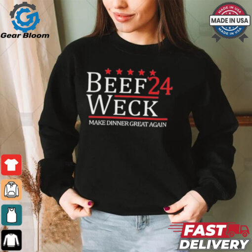 Official Dan O’s Seasoning Beef Weck ’24 Make Dinner Great Again t shirt