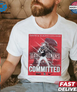 Official Davis And Elkins College Dylan Leadbetter Committed Mountain East Poster t shirt