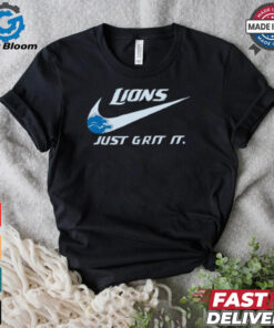 Official Detroit Lions X Nike Just Grit It Shirt