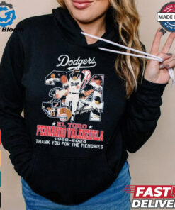 Official Dodgers El Toro Fernando Valenzuela 1960 2024 Signature Shirt