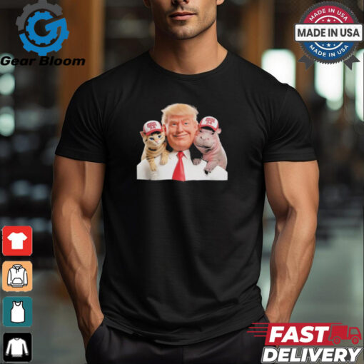 Official Donald Trump Furry & Chonky Dream Team Moo Deng 24 Funny Design T Shirt